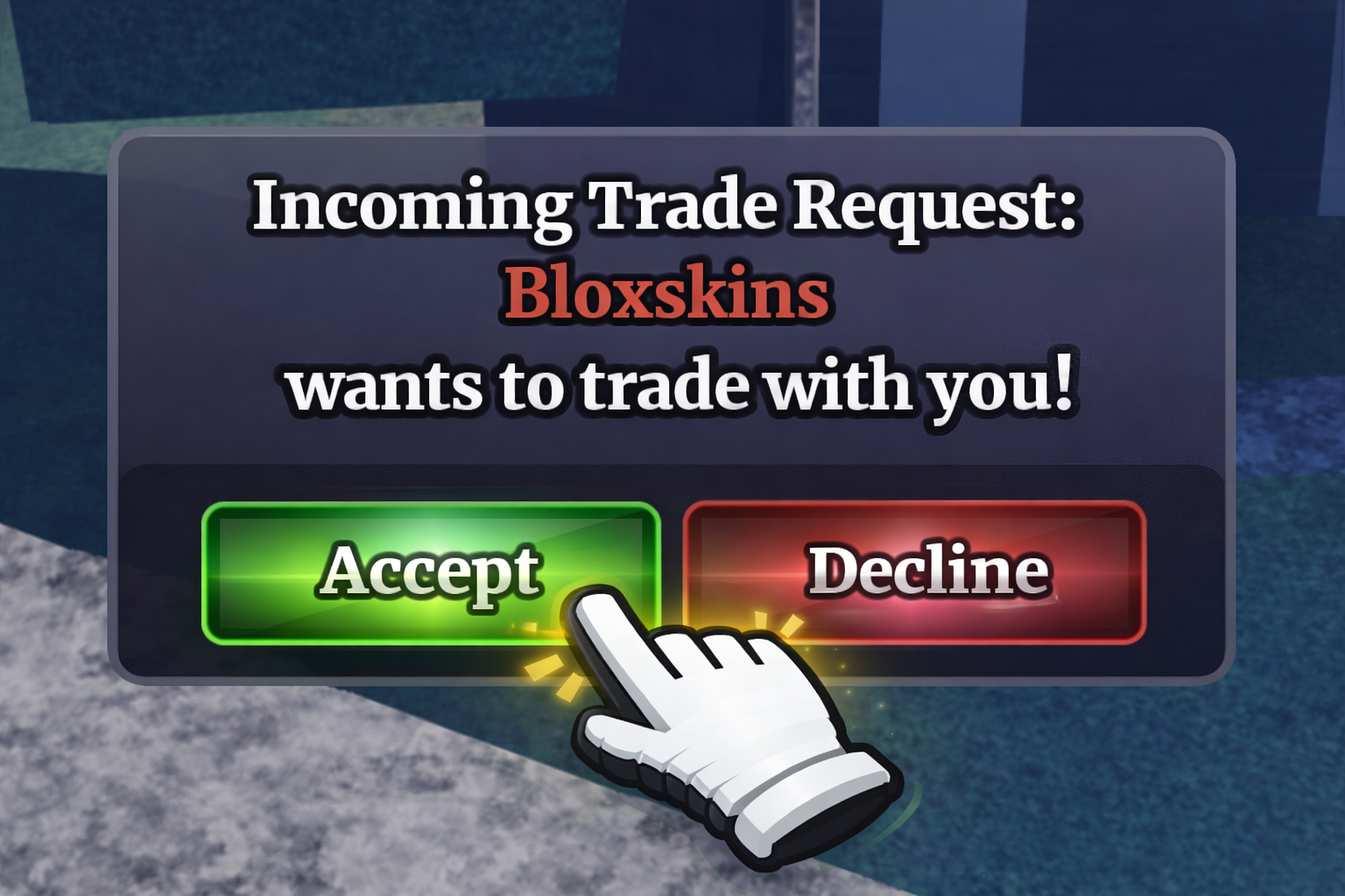 Accept the trade